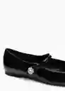 Zapatos Buttom Negro Talla 37 Mujer Mango