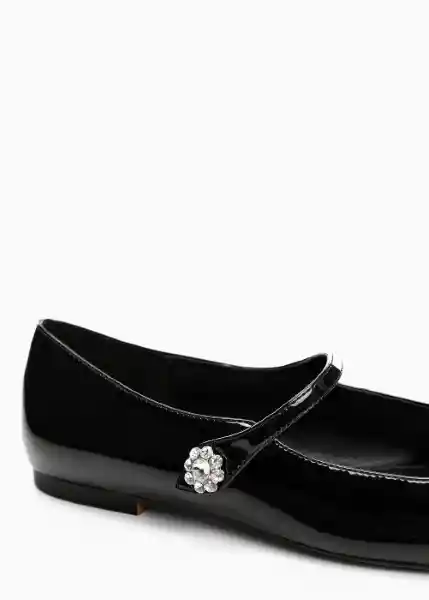 Zapatos Buttom Negro Talla 37 Mujer Mango