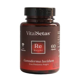 Capsulas Vitalsetas Reishi Pimienta Negra X 60
