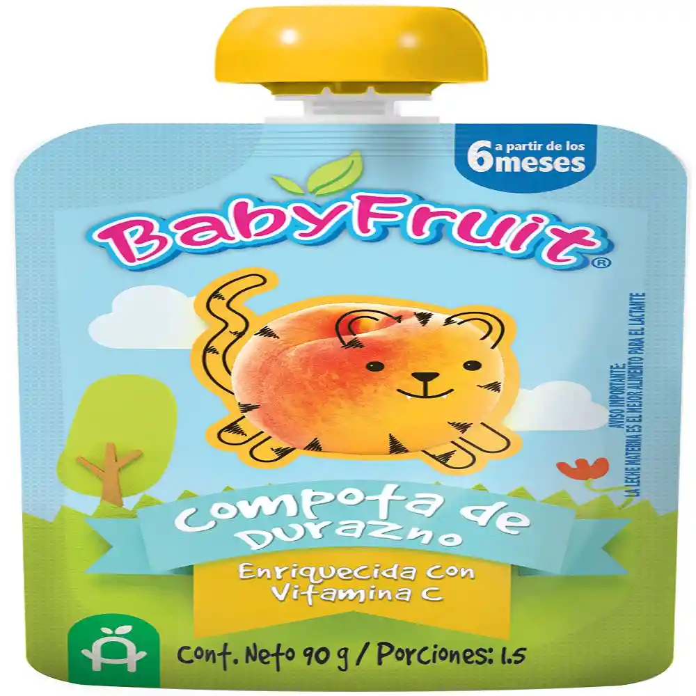 Baby Fruit Compota de Durazno pouch