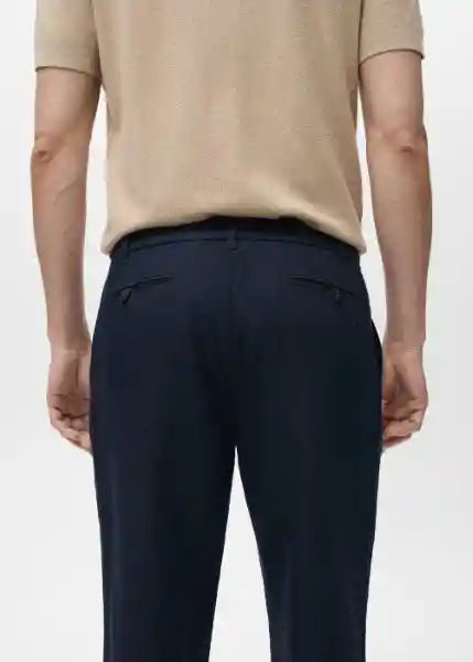 Pantalón Romelino Navy Talla 40 Hombre Mango