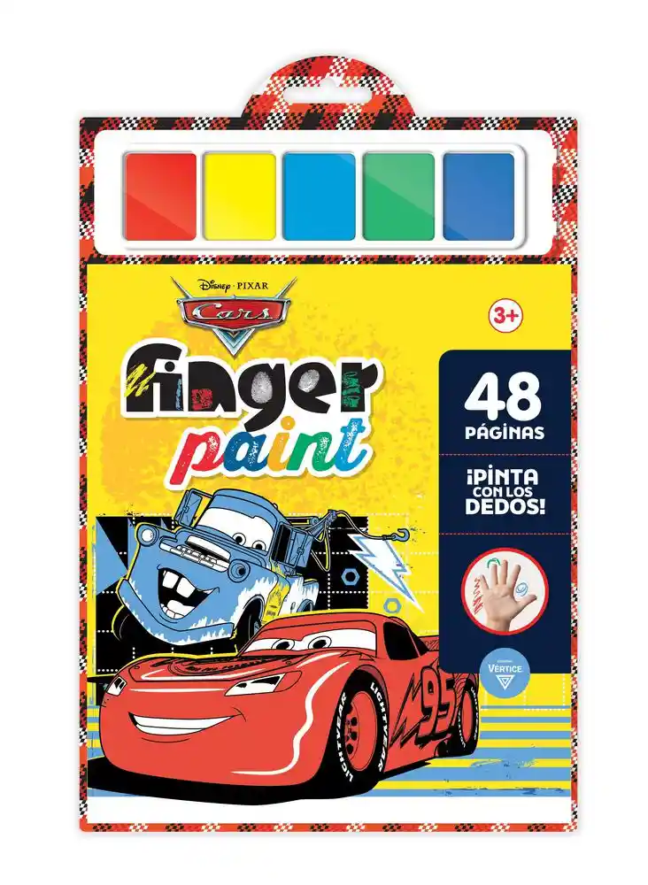 Libro Finger Paint Cars Disney Disney