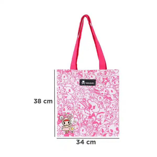 Bolso de Compras Serie Tokidoki Multiprint Rosa Miniso