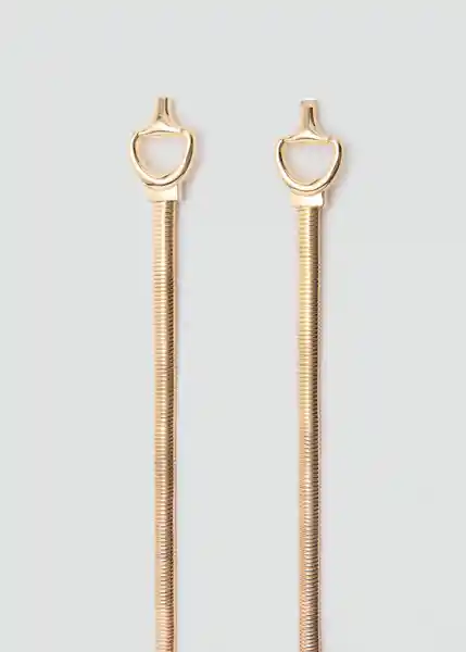 Cinturón Estribo1 Oro Talla S Mujer Mango