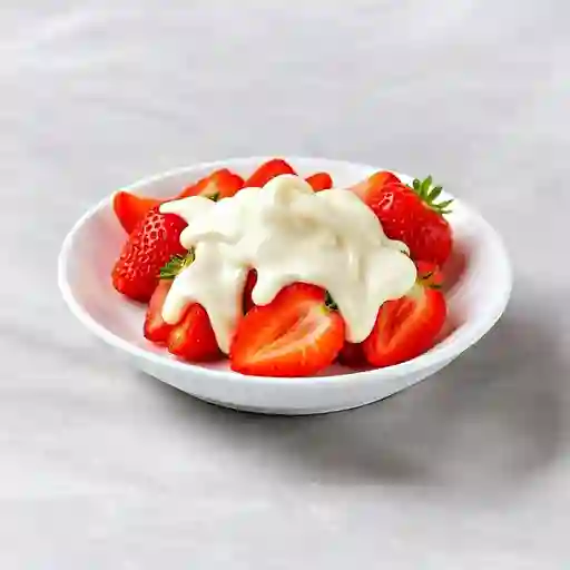 Fresas Con Crema Sencllas