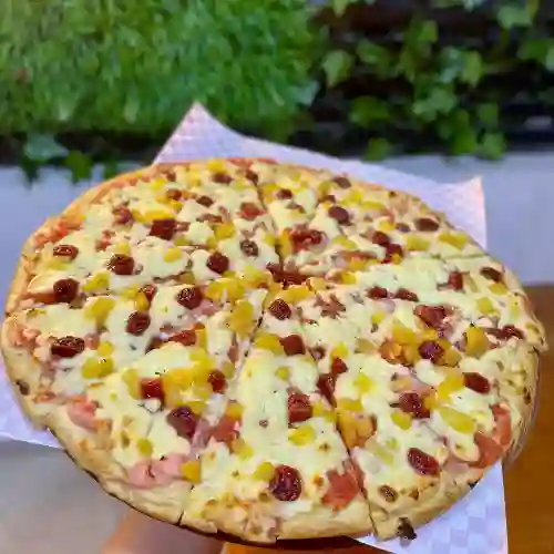 Pizza Hawaiana (4 Porciones) 25Cm