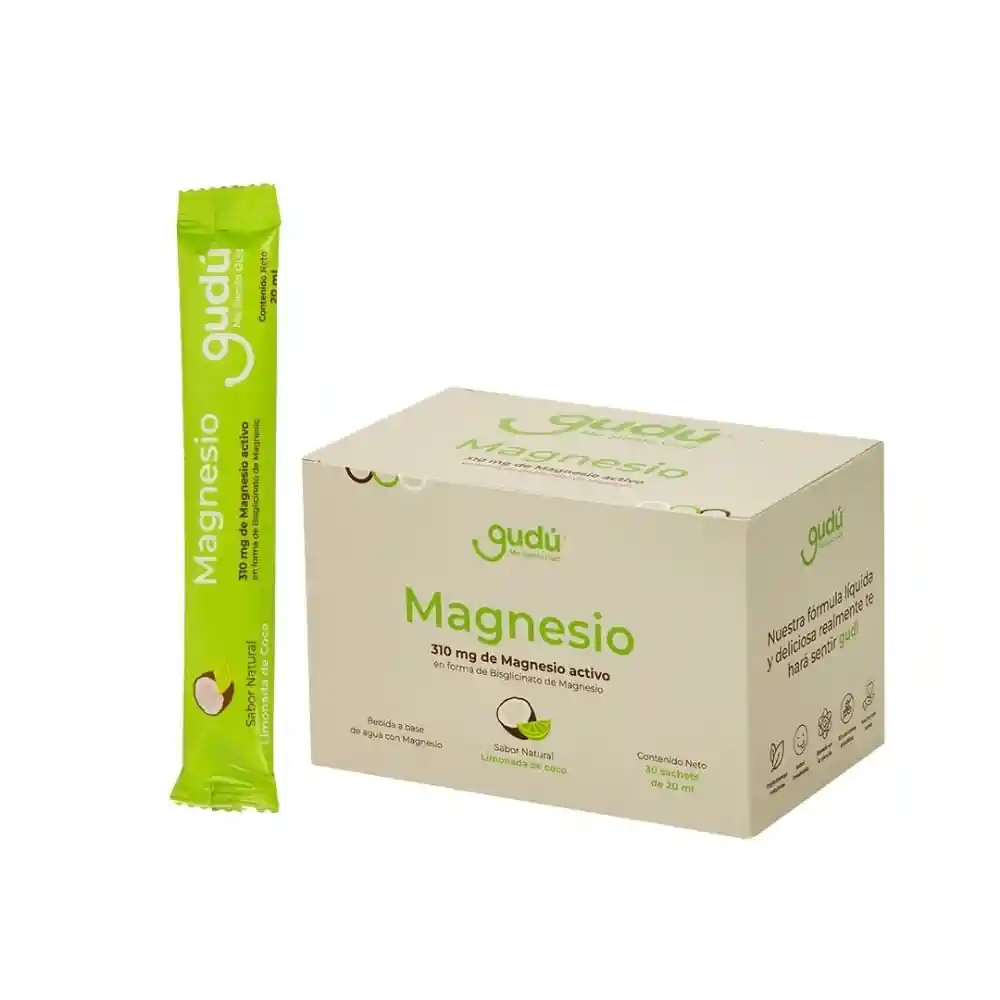 Magnesio Gudú Liquido Limonada de Coco