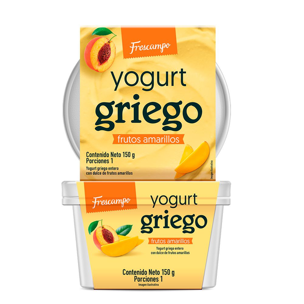 Yogurt Griego Frutos Amarillos Frescampo 141 ml