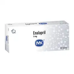 Enalapril 5 Mg Caja X 50 Tableta Mk