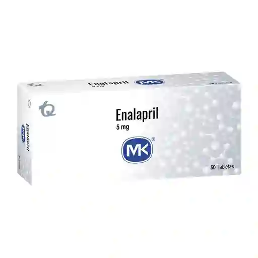 Enalapril 5 Mg Caja X 50 Tableta Mk