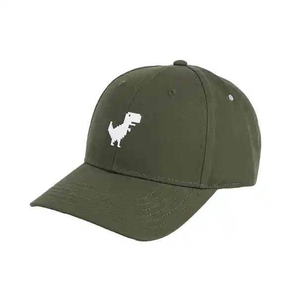 Gorra de Béisbol Bordada Dinosaurio Serie Verde Miniso