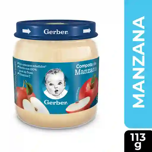 Compota GERBER de manzana x 113g