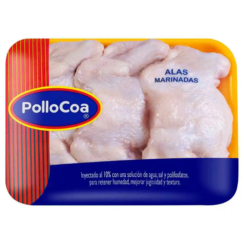 Pollocoa Ala Con Costilla Marinada
