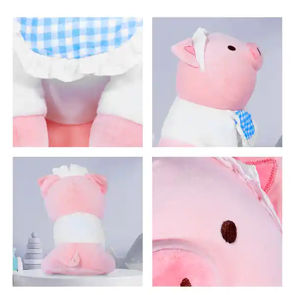 Peluche de Juguete Pajamas Pig Series Bib Miniso