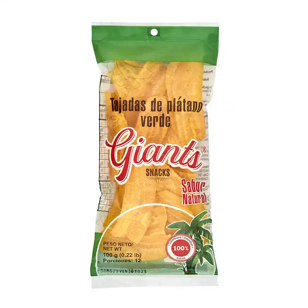 Tajadas Giants de Plátano Verde