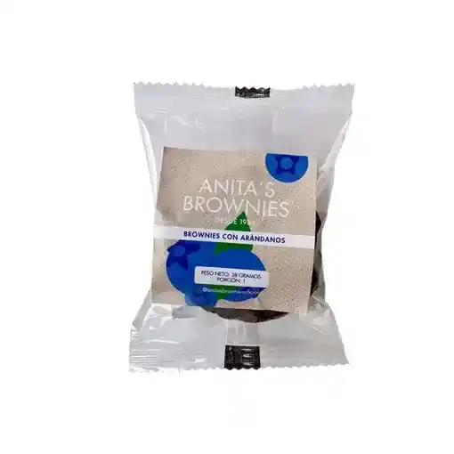 Brownie Con Arándanos - Anita's Brownies