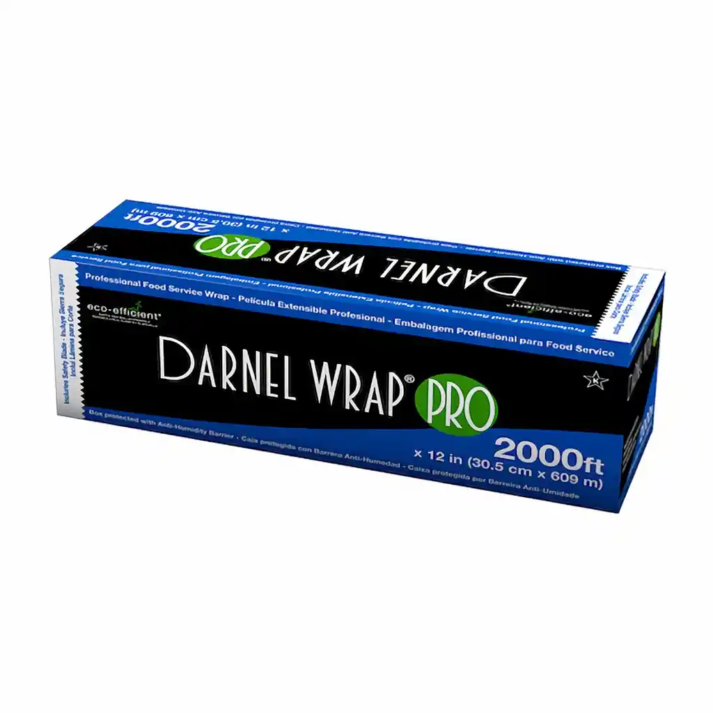 Darnel Wrap Dispensador Película Plástica Ext 12 x 2000 Pies