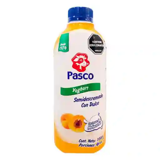 Yogurt Pasco Semidescremado Dulce Trozos (1000 Gr)