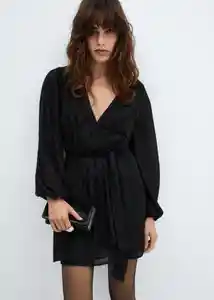 Vestido Jack Negro Talla XS Mujer Mango