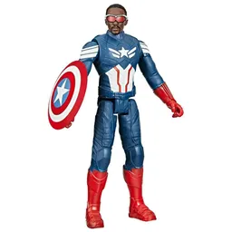 Figura de Acción Marvel Titan Hero Series Capitan America