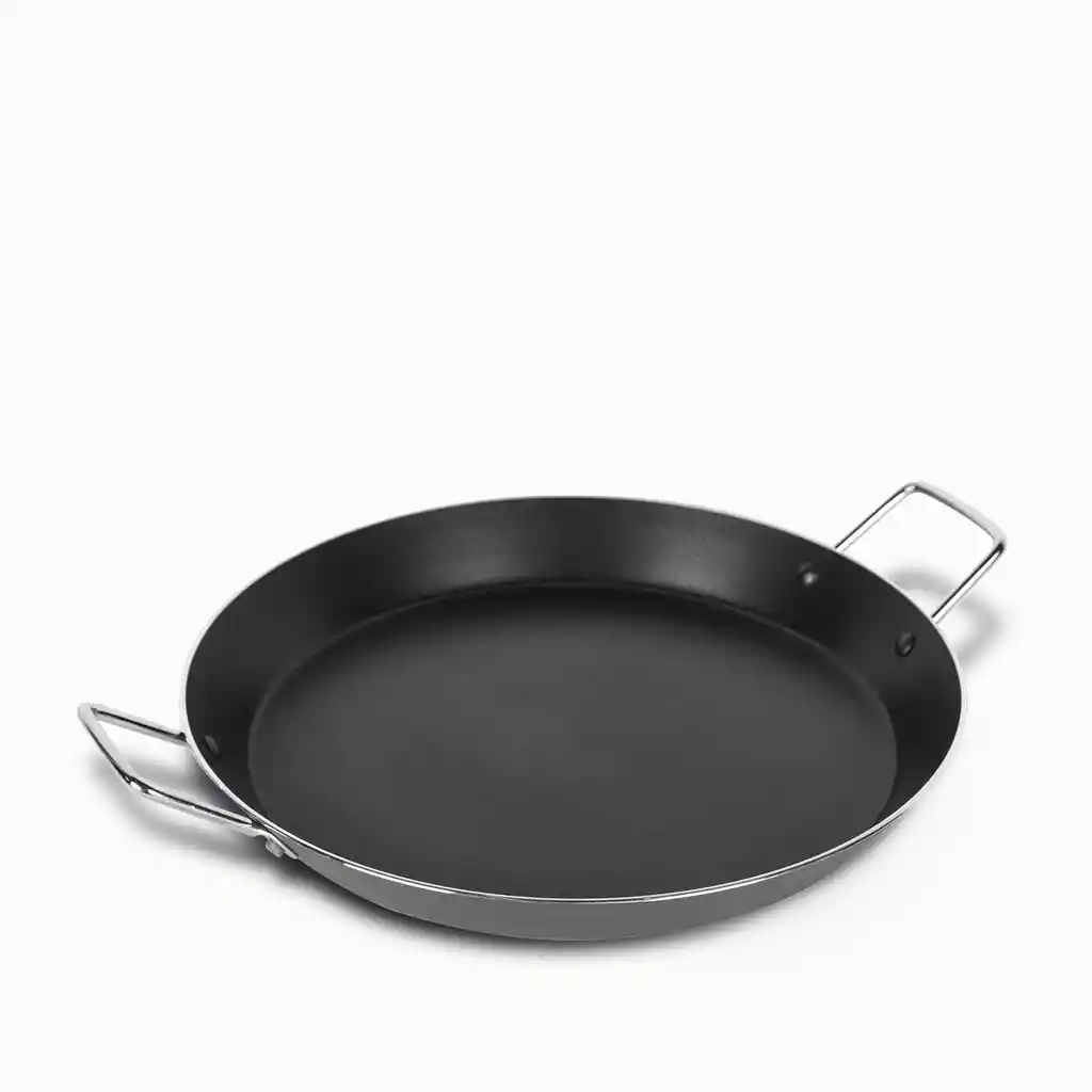 Paellera Antiadherente Gris Ambiente Gourmet