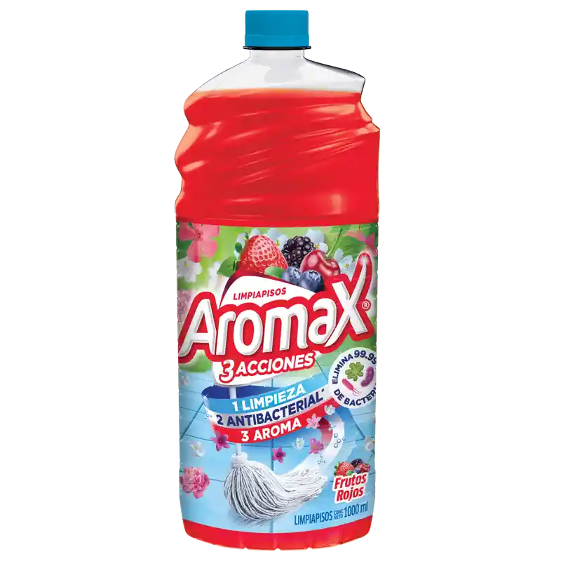 Aromax Limpiador Liquido para Pisos Aroma Frutos Rojos
