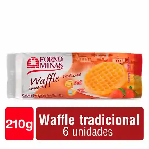 Forno de Minas Waffle Tradicional Congelado