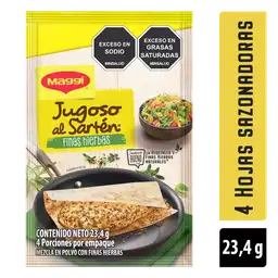 Hojas sazonadoras MAGGI Jugoso al Sartén Pollo finas hierbas x 23,4g