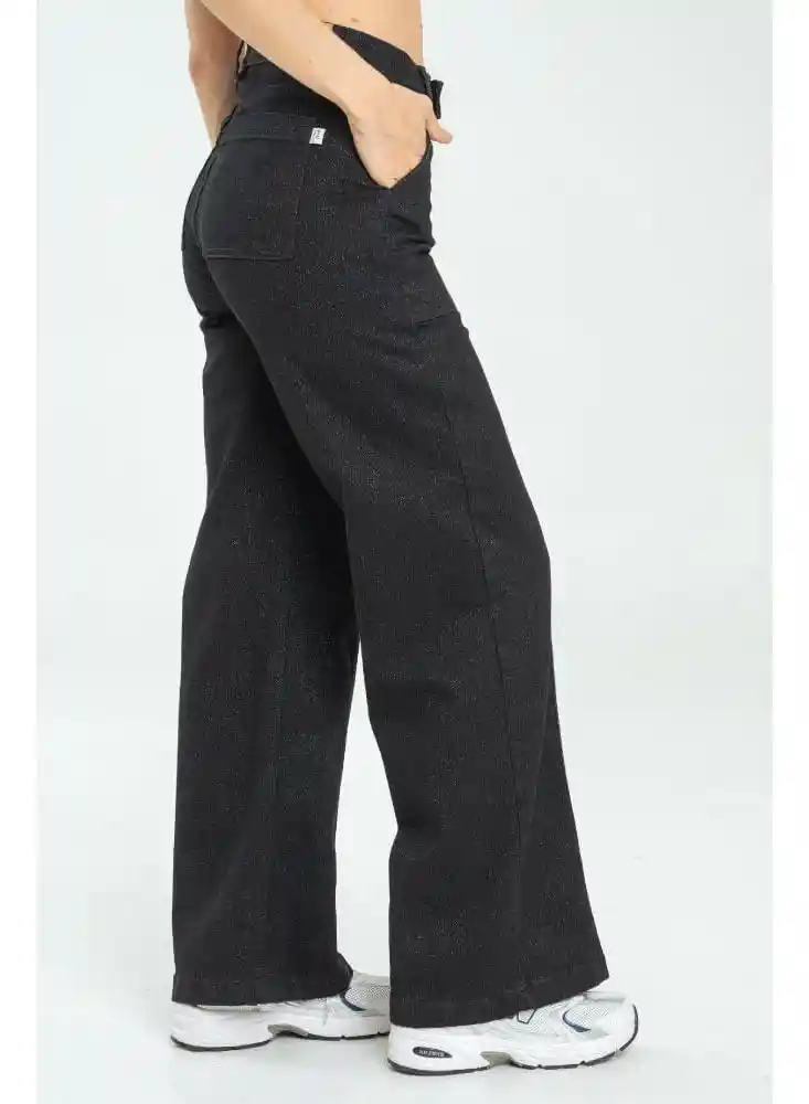 Jeans Lurex Black Pf21350039