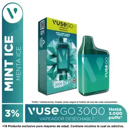 Vuse Go Vaporizador Menthol Ice 3000 Desechable