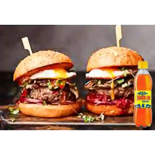 Combo Hamburguesa Calidosa + Colombiana 400 ml