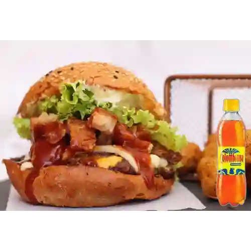 Combo hamburguesa mexicana + colombiana