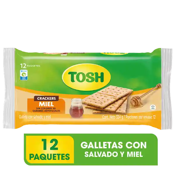 Galleta Tosh Ajonjolí Fit Taco x 2 x 406 g