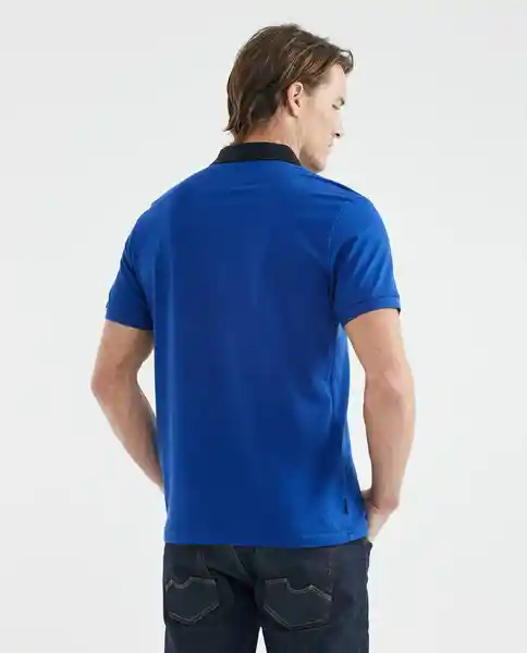 Camiseta Block Contrast Azul Sodalita Ultraoscuro XS Chevignon