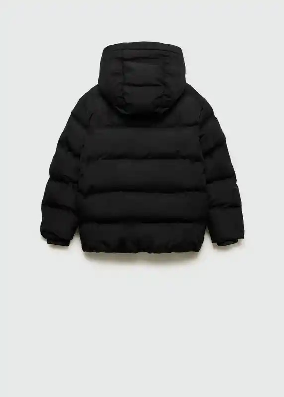 Chamarra Anorak Africa Negro Talla 09 Niños Mango