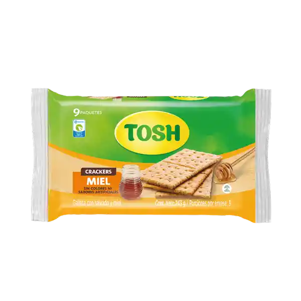 Galleta Tosh Ajonjolí Fit Taco x 2 x 406 g