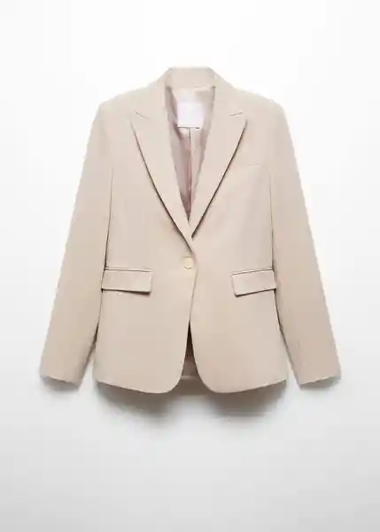 Blazer Americana Boreal Topo Talla 52 Mujer Mango