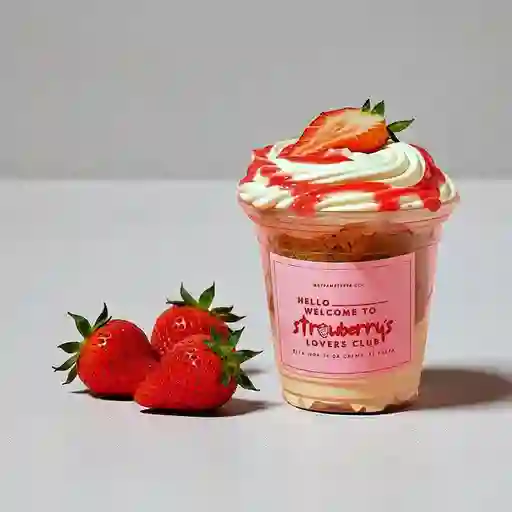 Fresas con Crema y Chocolate Personal