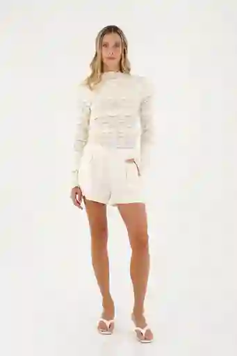 Short Nómada Blanco Talla 02 M