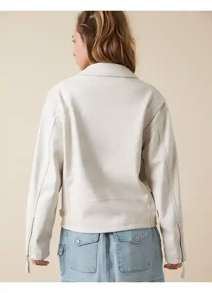 Chaqueta Mujer Beige Talla Small American Eagle 03873465