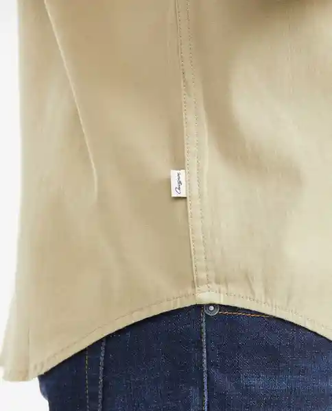 Camisa Utility Manga Corta Verde Nafta Talla M Chevignon