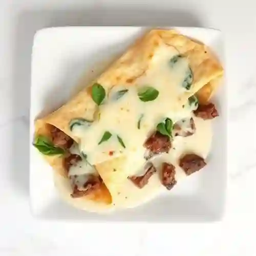 Crepe de Ternera, Espinaca y Queso