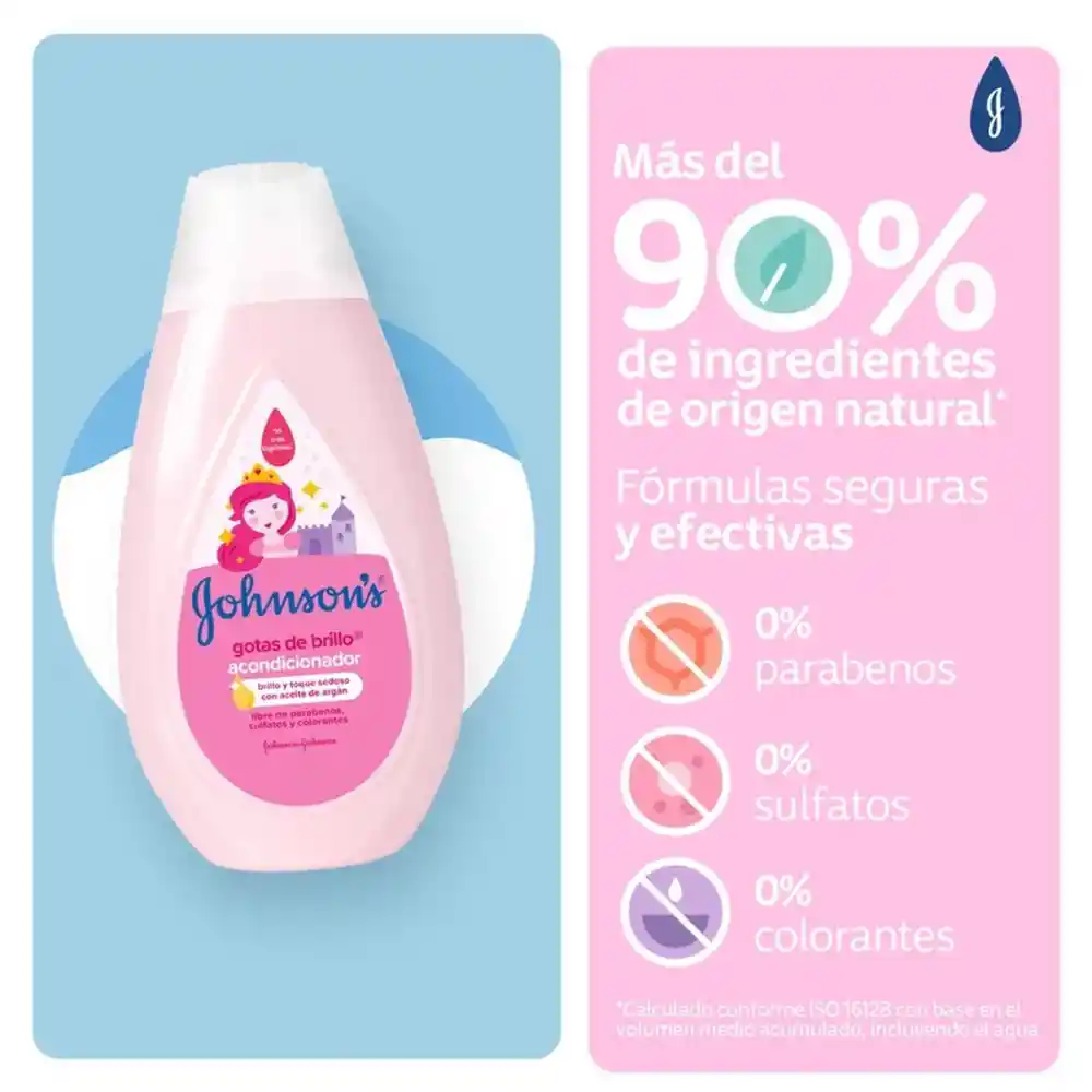 Acondicionador JOHNSON'S Gotas De Brillo 400 ML