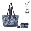 Bolso Mascota Kira Azul Talla L 3JR Totto