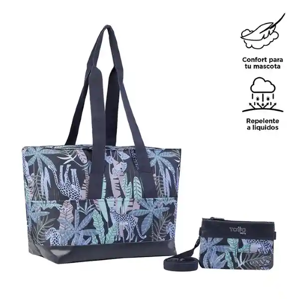 Bolso Mascota Kira Azul Talla L 3JR Totto