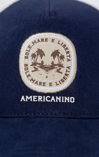 Gorra Unisex Azul Talla M 752G507_AZU194023 Americanino