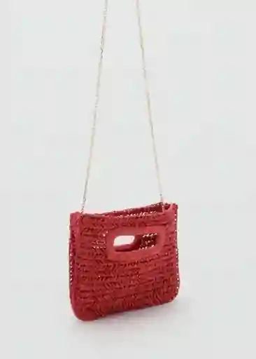 Bolso P Holbox Rojo Talla 99 Mujer Mango