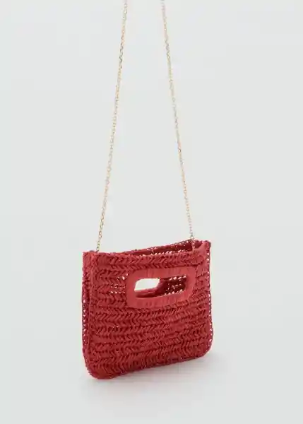 Bolso P Holbox Rojo Talla 99 Mujer Mango