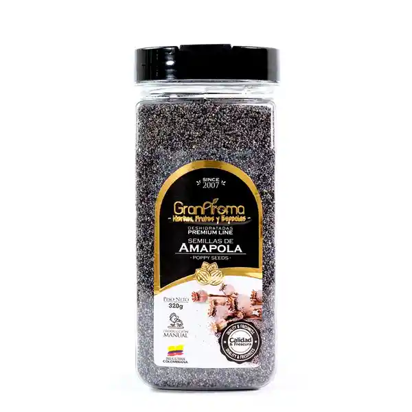   Gran Aroma  Semilla De Amapola Linea Premium 