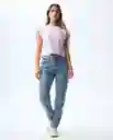 Camiseta Mujer Rosado Talla M 601G008_ROS143206 Americanino